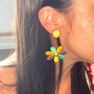 Flower Dangle Earrings